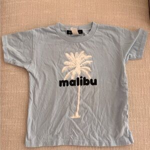 Malibu Kids Light Blue Palm Tree T-Shirt